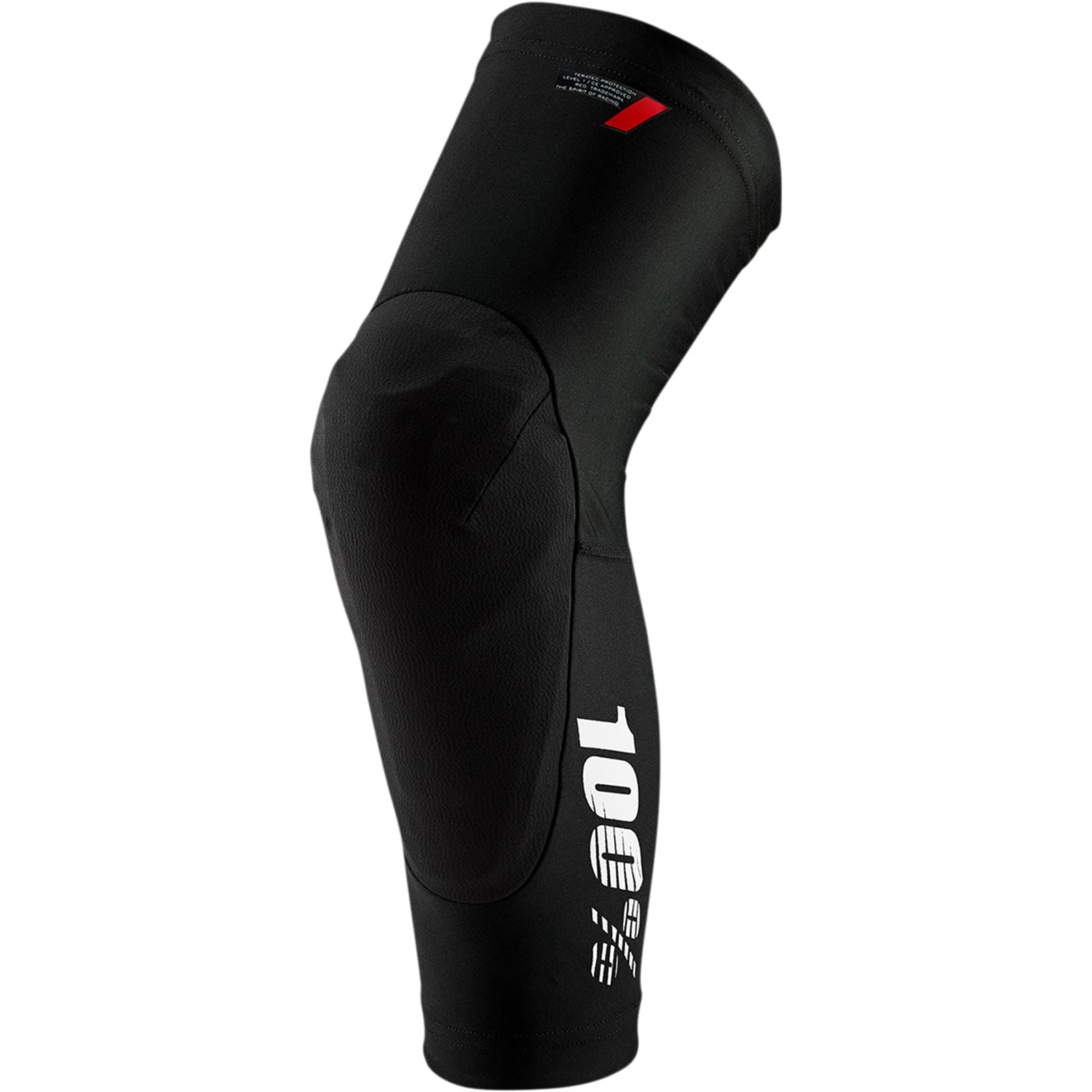 100% Teratec Knee Guards - Black - Large 70003-00003_1040135