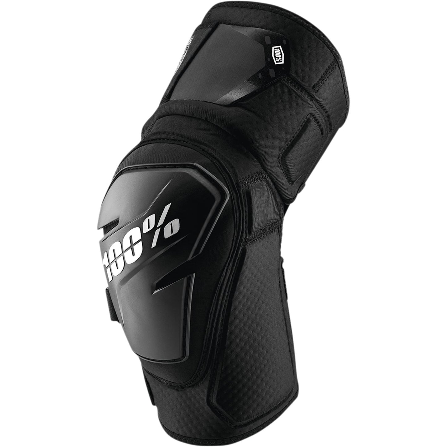 100% Fortis Knee Guards - Black - L/XL CLOSEOUT [MPN: 70007-00002]_1767568