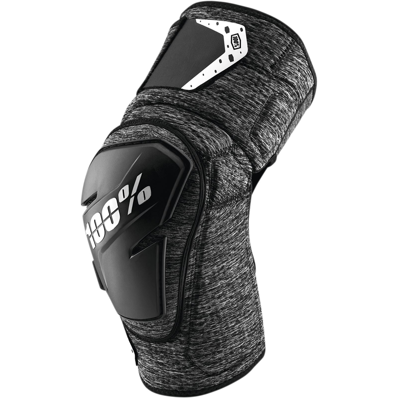 100% Fortis Knee Guards - Gray/Black - L/XL 70007-00004_1040119