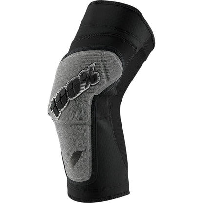 100% Ridecamp Knee Guards - Black/Gray - Large 70001-00003_1040200