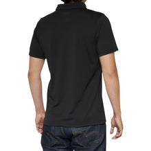 100% Corporate Polo Shirt - Black/White - Small 35019-011-10_1040309