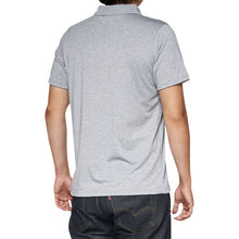 100% Corporate Polo Shirt - Heather Gray/White - Small 35019-252-10_1040274