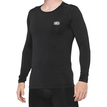100% Basecamp Jersey - Long-Sleeve - Black - Medium 40045-00001_1040553