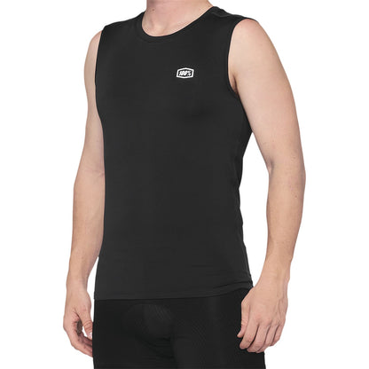 100% Basecamp Sleeveless Jersey - Black - Large 40046-00002_1040513