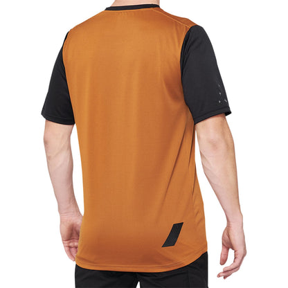 100% Ridecamp Jersey - Terracotta/Black - XL 40027-00018_1040572