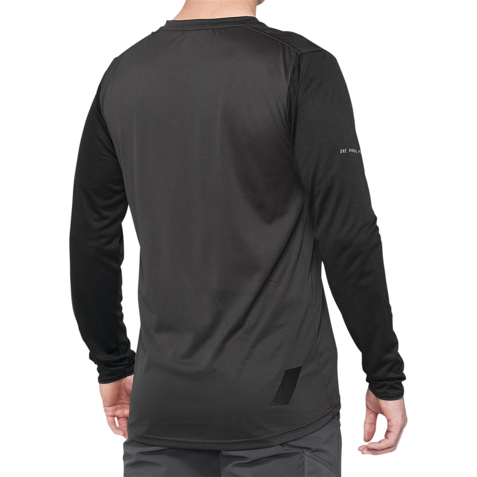 100% Ridecamp Jersey - Long-Sleeve - Black/Charcoal - Large 40028-00002_1040564