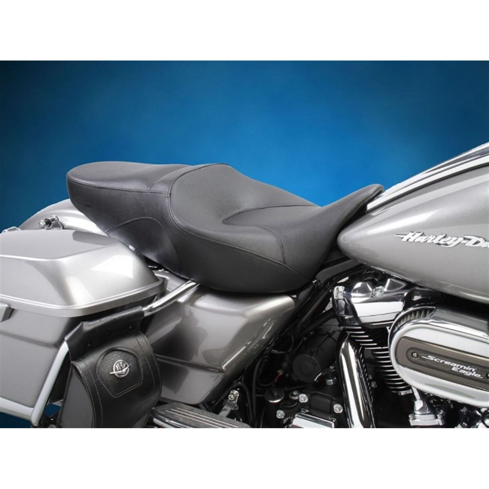 Sargent Two-Up City Seat Low - Topstitch Badlands Black fits Harley FLH/FLT SHD-1905-80_1547468