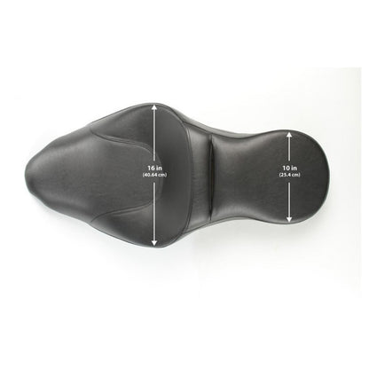 Sargent Two-Up City Seat Low - Topstitch Badlands Black fits Harley FLH/FLT SHD-1905-80_1547467