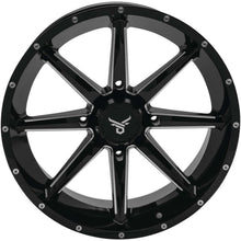 QuadBoss Slicer Wheel 18x7, 4/156, 4+3, Gloss Black/Machined 608589_1060433