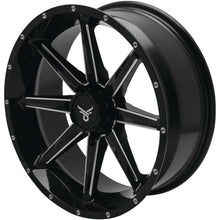 QuadBoss Slicer Wheel 18x7, 4/156, 4+3, Gloss Black/Machined 608589_1060456