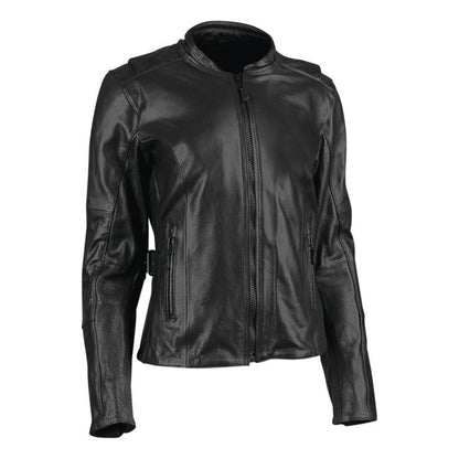 Women's Throttle Body Leather Jacket - Black - Medium_796176