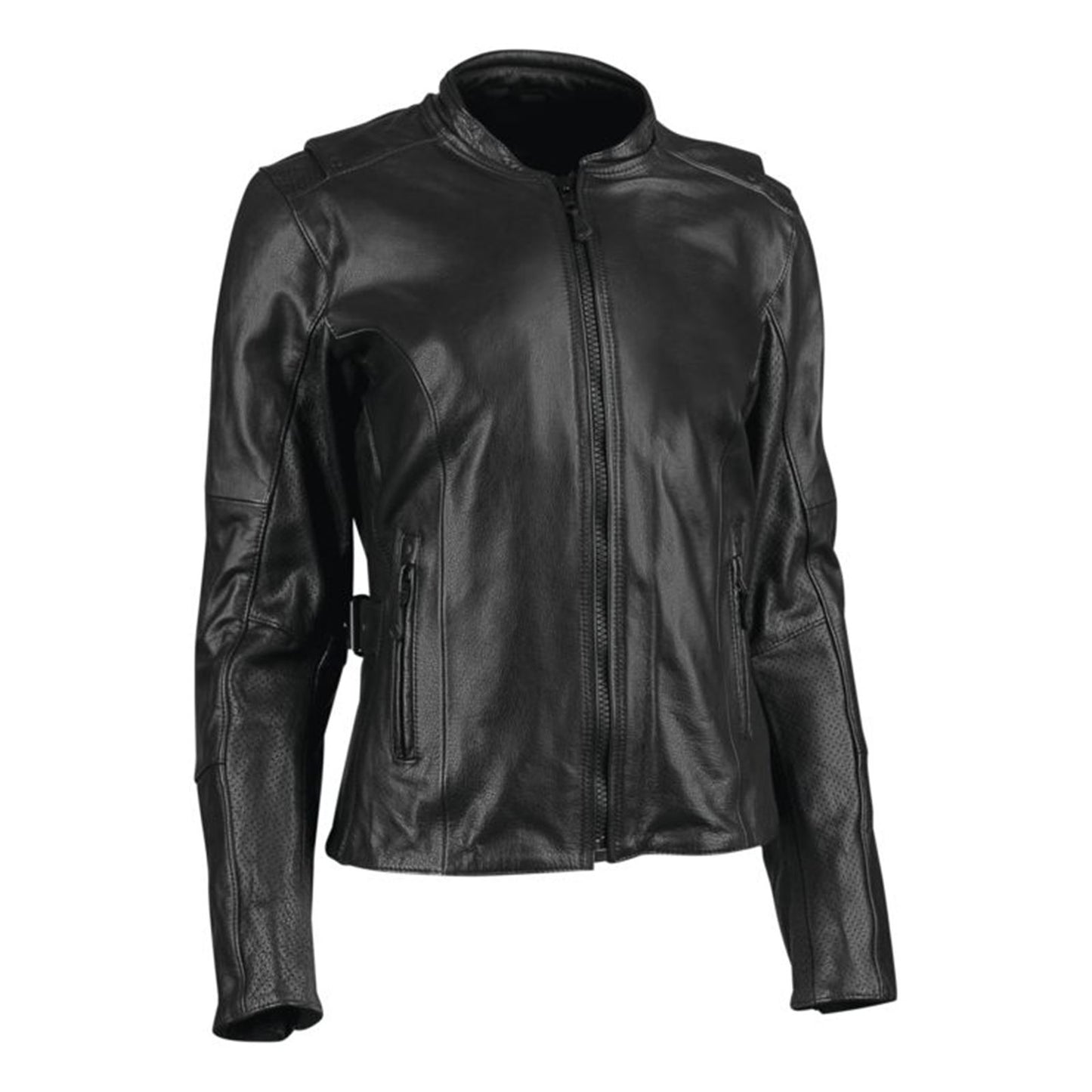 Women's Throttle Body Leather Jacket - Black - 2XL_796179