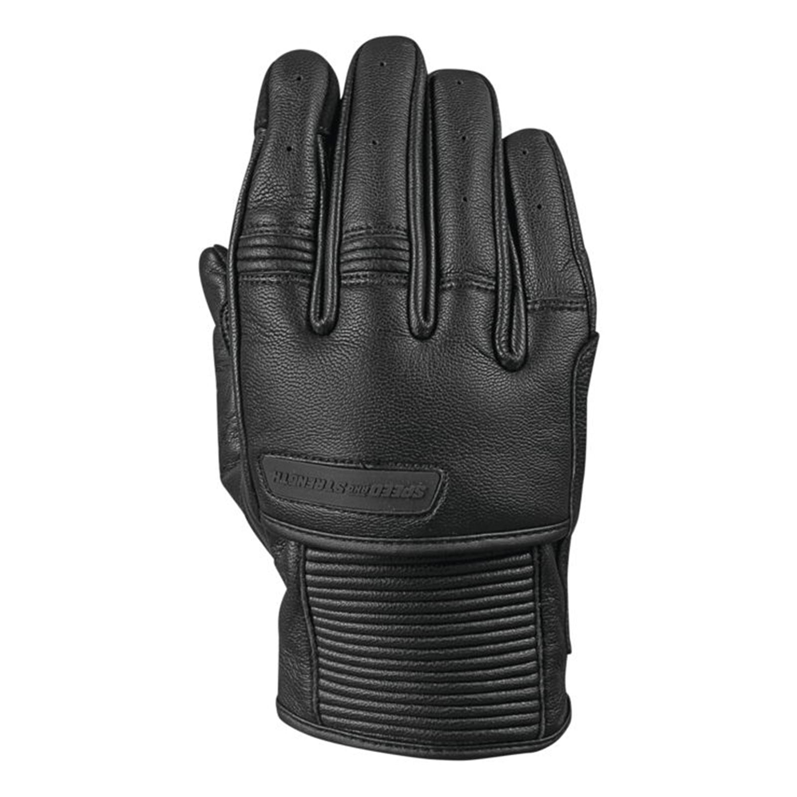 Men's Off the Chain Leather Gloves - Black - 2XL_836939