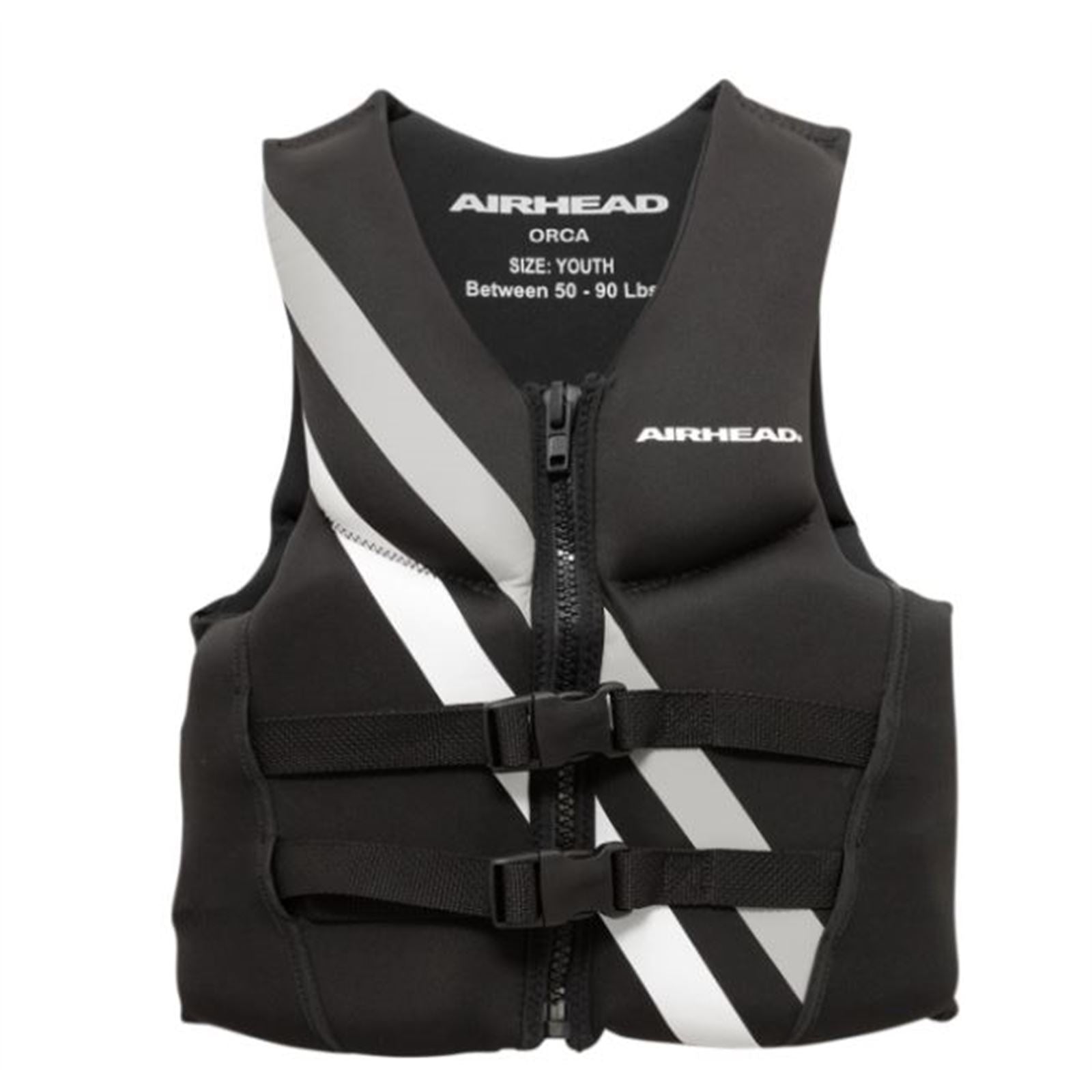 Airhead Youth Orca Life Vest - Black/White [MPN: 10075-03-B-BK]_884411