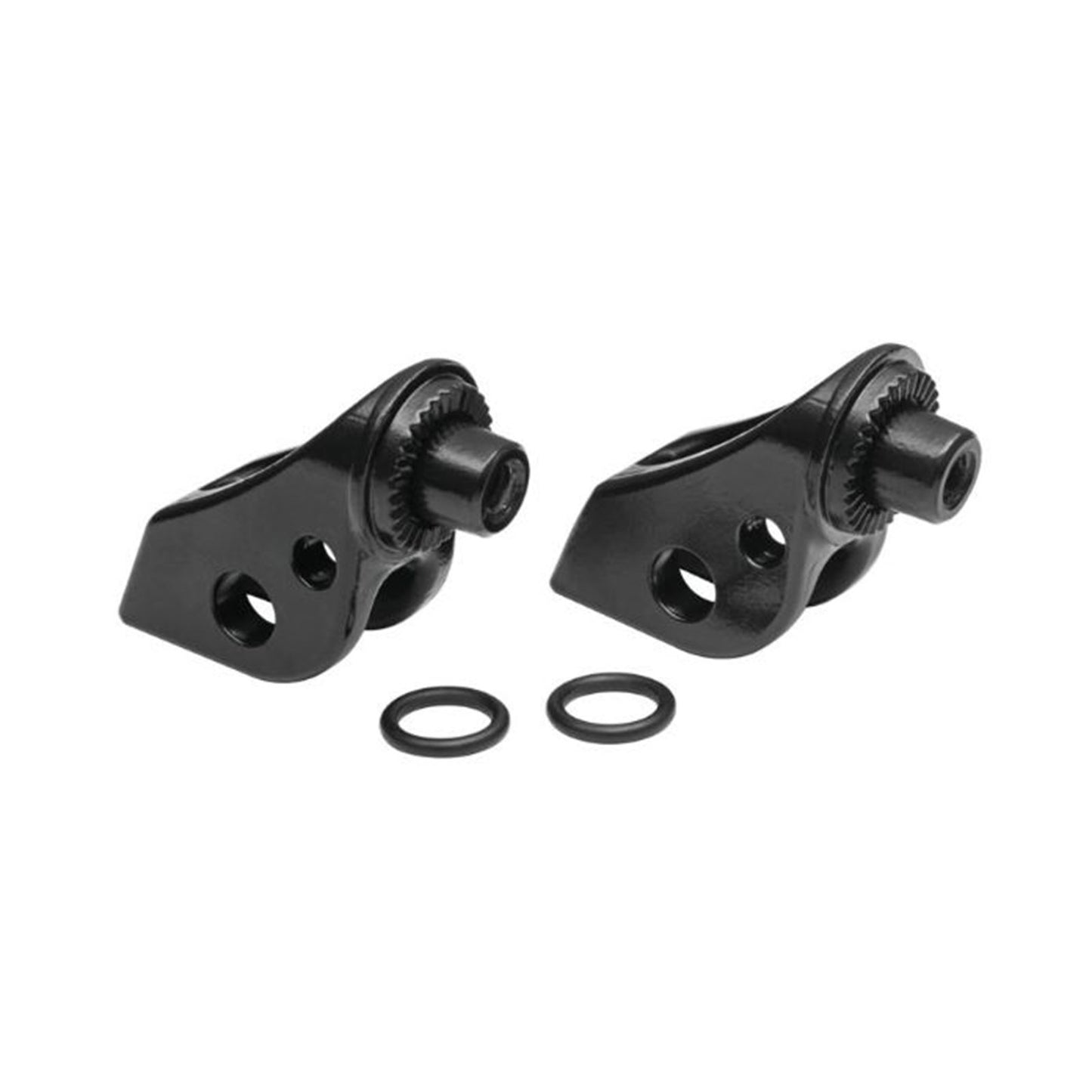 Kuryakyn Splined Peg Adaptor for Adventure Bikes Front, Black 8937_889774