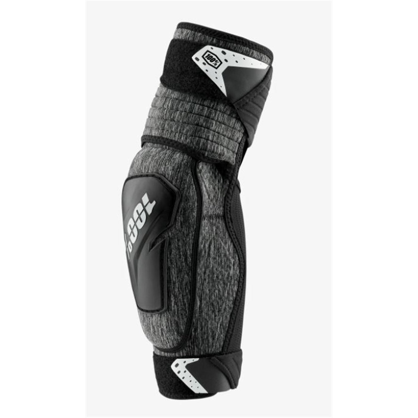 100% Fortis Elbow Guards Grey Heather/Black, L/XL OPEN BOX 90120-303-18_1489949