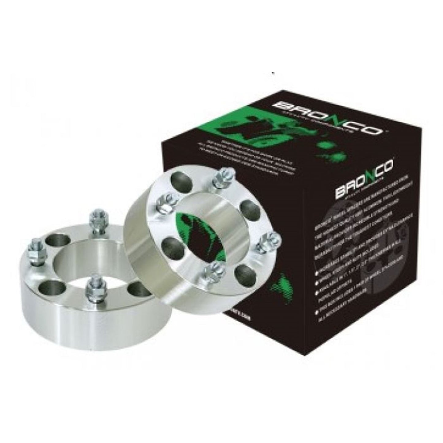 Bronco Wheel Spacer Kit 4 X 156  / 12 X 1.50 - 2" Wide [MPN: AC-06661-8]_1092703