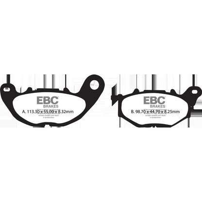 EBC Brakes Brake Pads SFA705 Organic Scooter SFA705_1437730
