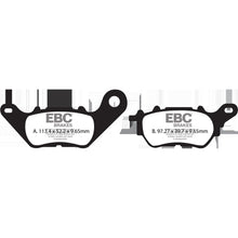 EBC Brakes Brake Pads SFA705 Organic Scooter SFA706_1437729