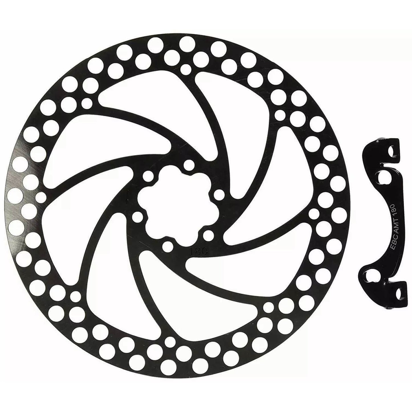 EBC Brakes Oversize MTB Disc with Bracket (Manitou Forks/160mm to 181mm) MTBD160-180M_1500170