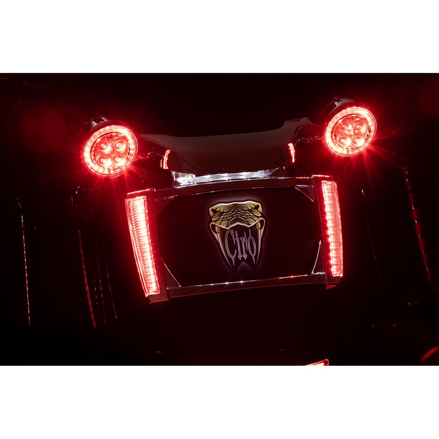 Ciro Lighted License Plate Frame for '14-up Street Glide Style Fender [MPN: 40301]_1092937