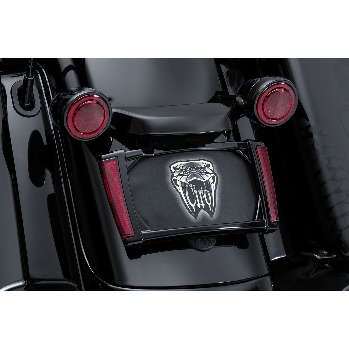 Ciro Lighted License Plate Frame for '14-up Street Glide Style Fender [MPN: 40302]_1092943