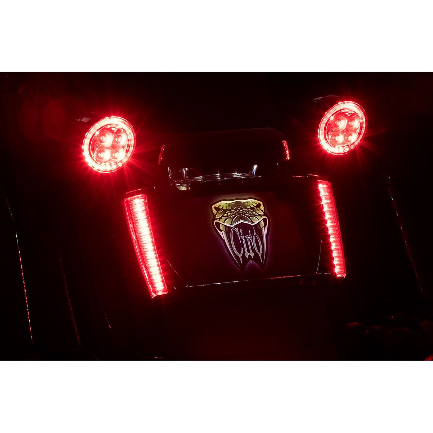 Ciro Lighted License Plate Frame for '14-up Street Glide Style Fender [MPN: 40302]_1092944