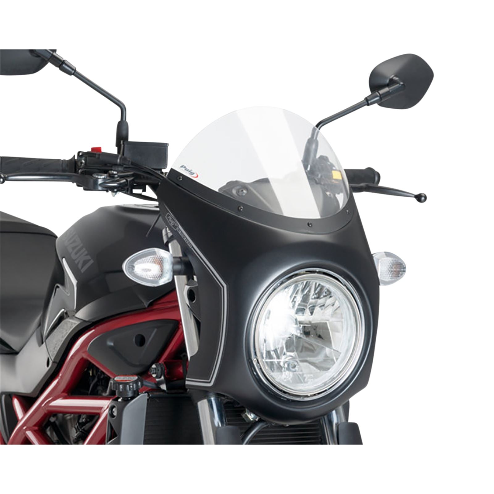 Puig Semi-Fairing - Black - Black Screen [MPN: 3169N]_1092912