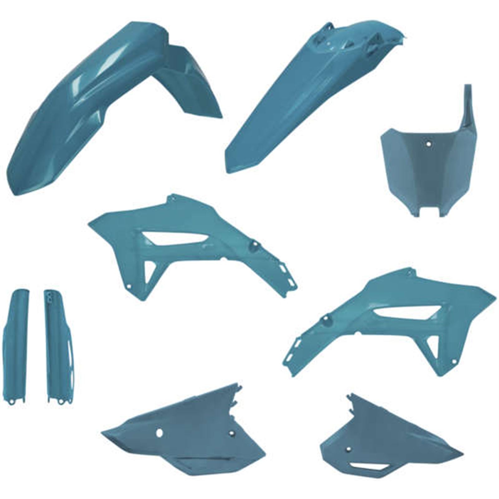 Acerbis Standard Replacement Body Kit - Teal/Metallic fits Honda CRF 2858927441_1060735