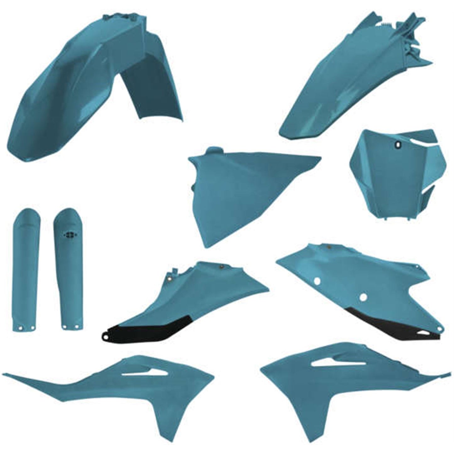 Acerbis Standard Replacement Body Kit - Teal/Metallic - GasGas 2872797441_1062307