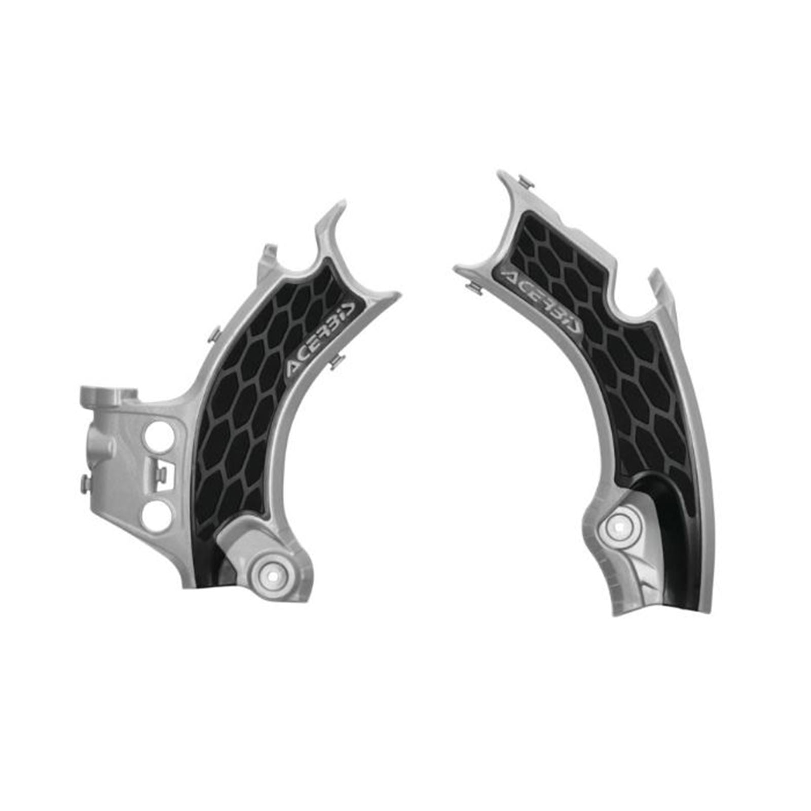 Acerbis X-Grip Frame Guard Silver/Black 2911441015_914457
