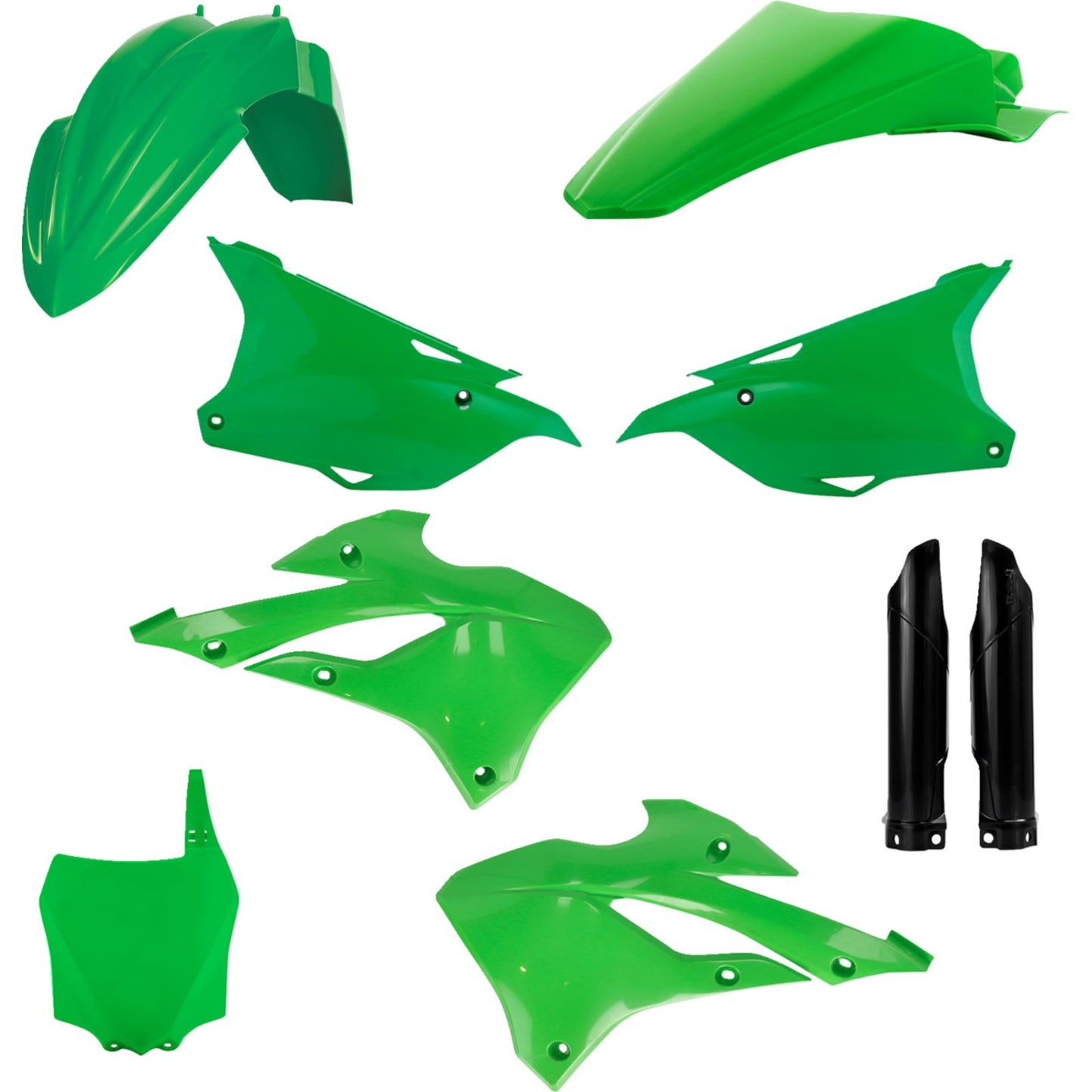 Acerbis Full Replacement Body Kit - Orig Equip Green/Black 2936137428_1160108