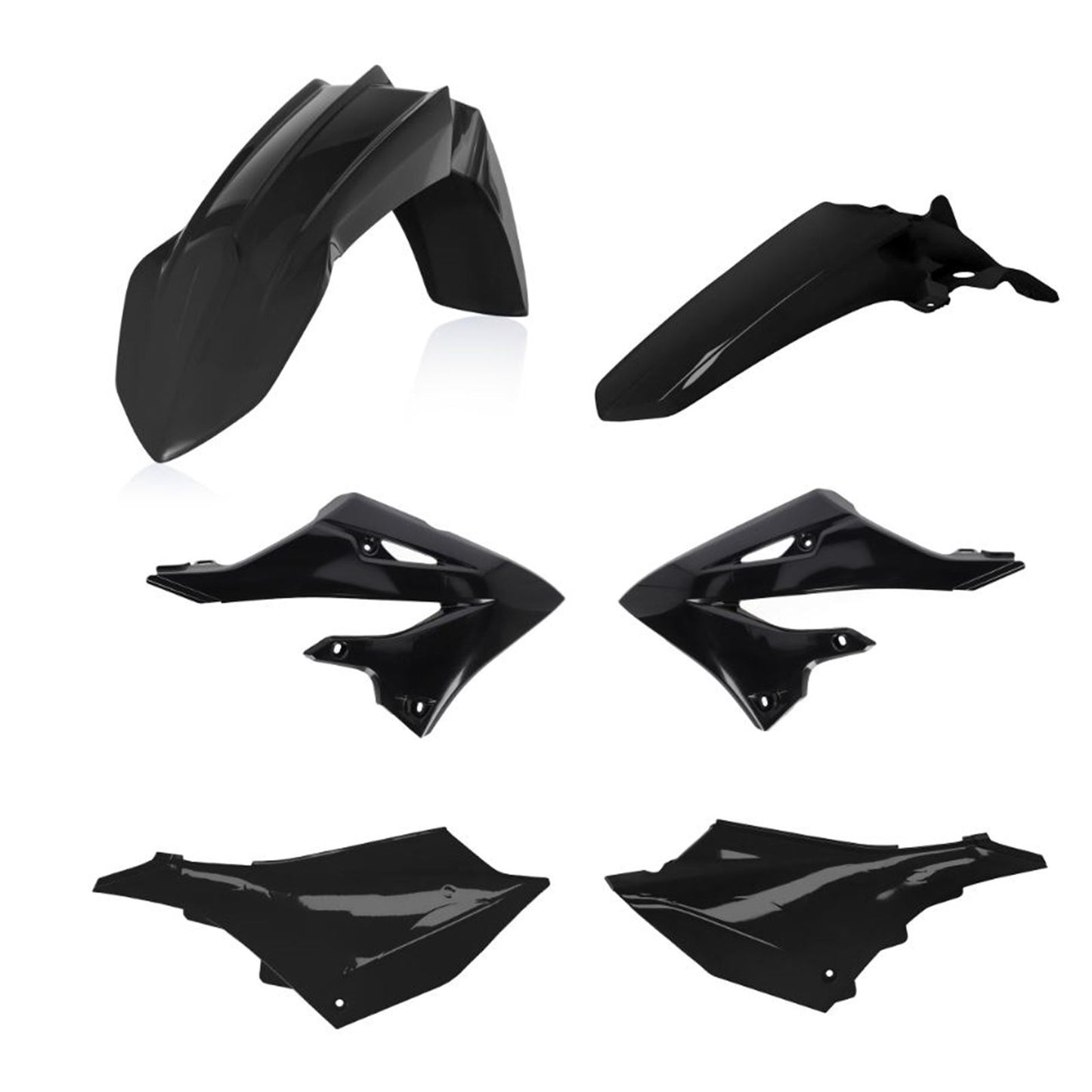 Acerbis Standard Replacement Body Kit - Black for Yamaha YZ125/250 2936160001_914471