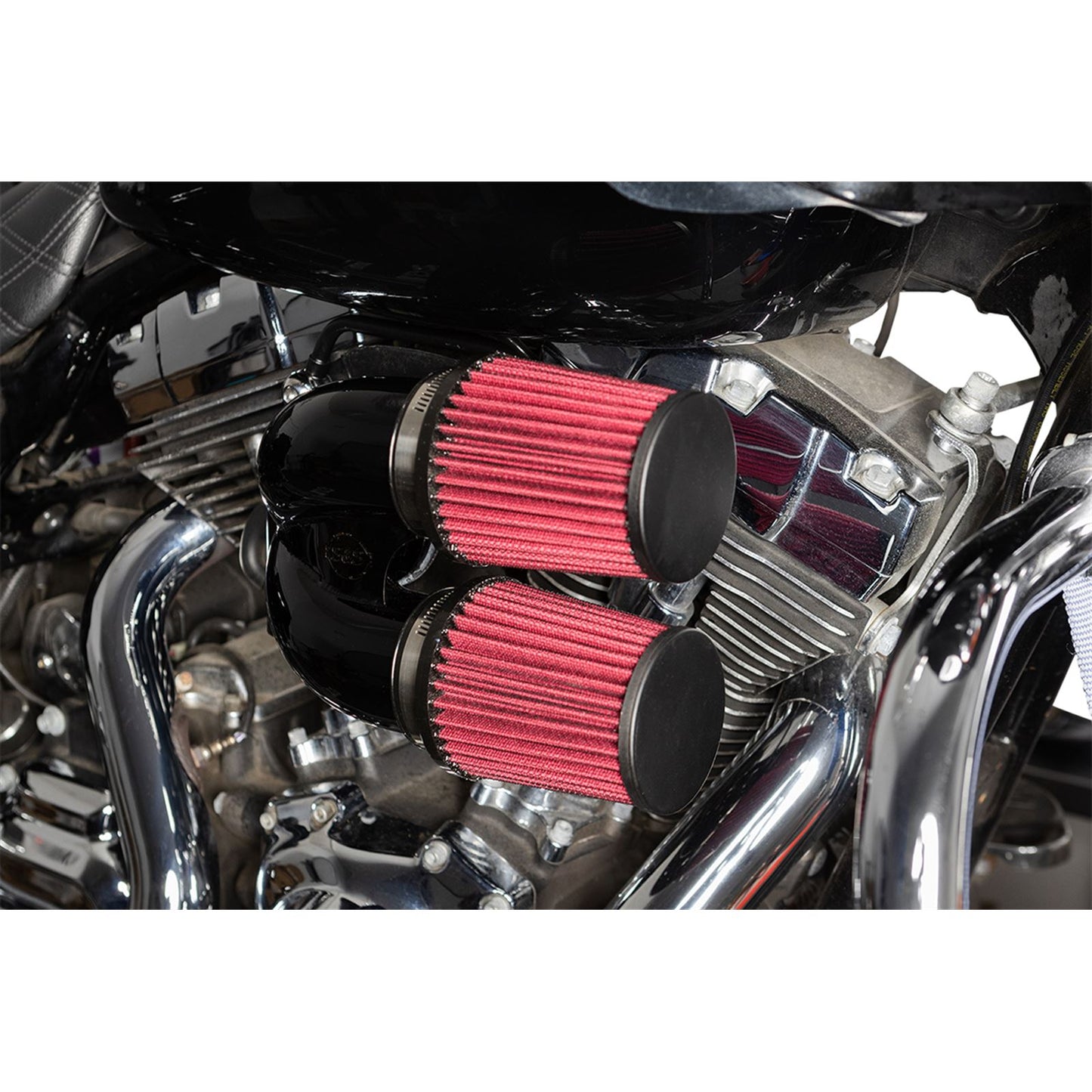 S&S Cycle T/I Air Cleaner - Black - Twin Cam 170-0637A_1092997