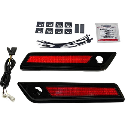 Custom Dynamics Hinge Light - Saddlebag - Red - Black CD-SBL-BCM-RB_1092960