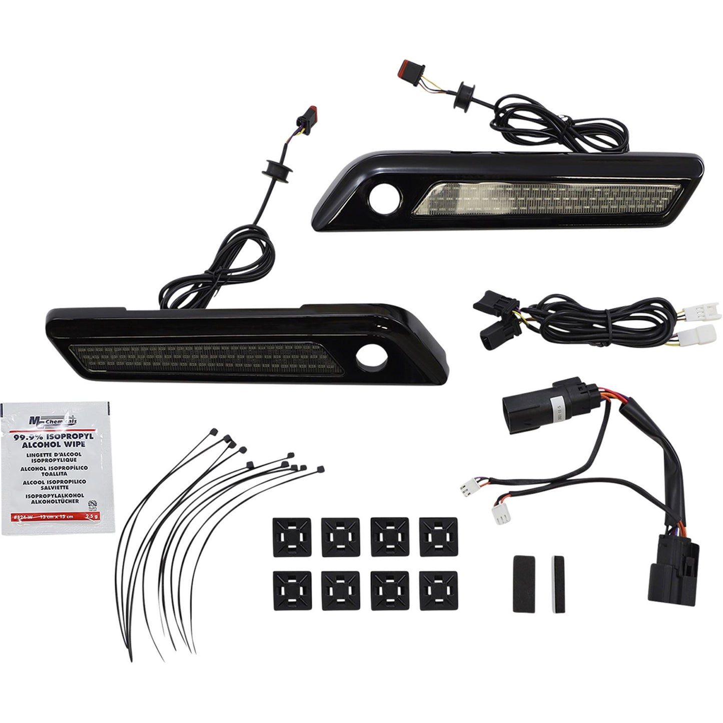 Custom Dynamics Hinge Light - Saddlebag - Smoke - Black CD-SBL-BCM-SB_1092963