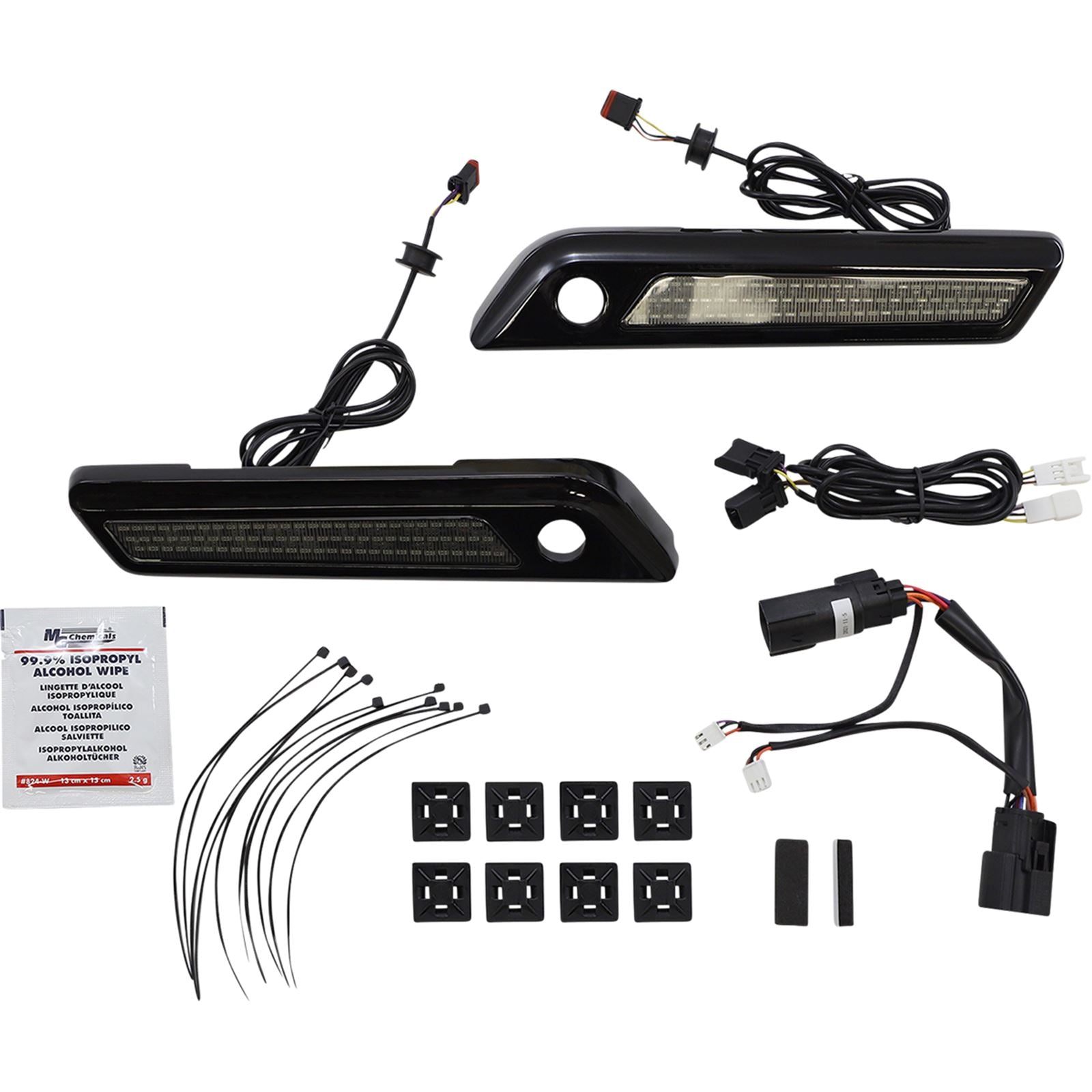 Custom Dynamics Hinge Light - Saddlebag - Smoke - Black CD-SBL-BCM-SB_1092963