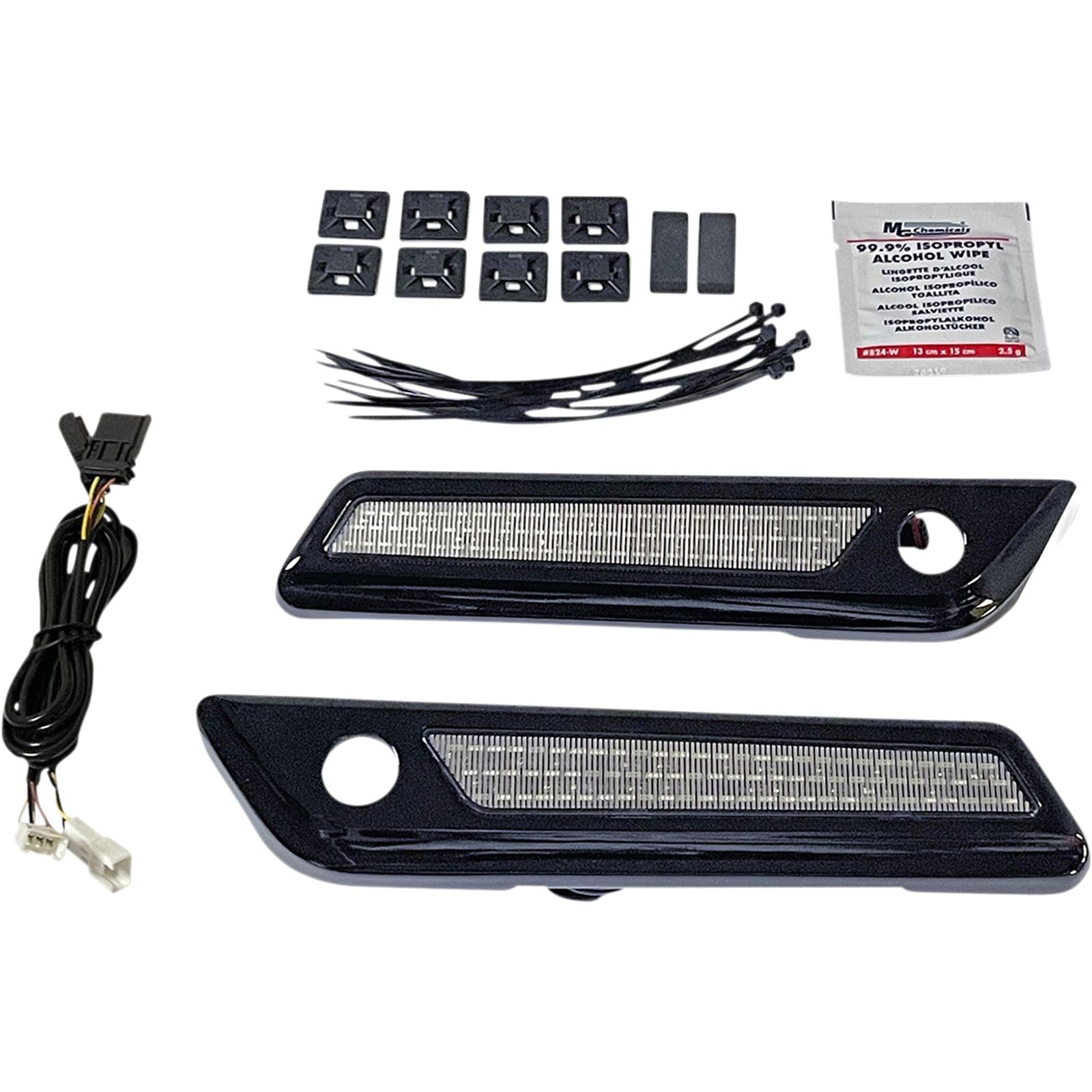 Custom Dynamics Hinge Light - Saddlebag - Smoke - Black CD-SBL-BCM-SB_1092964