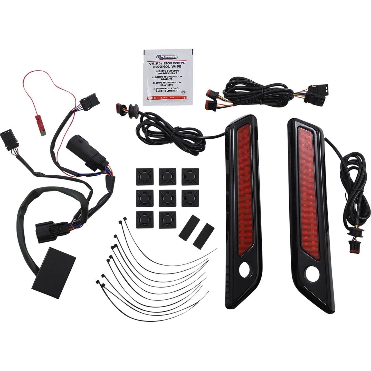 Custom Dynamics Latch Light - Saddlebag - Dual Color - Red - Black CD-SBL-DC-RB_1092967