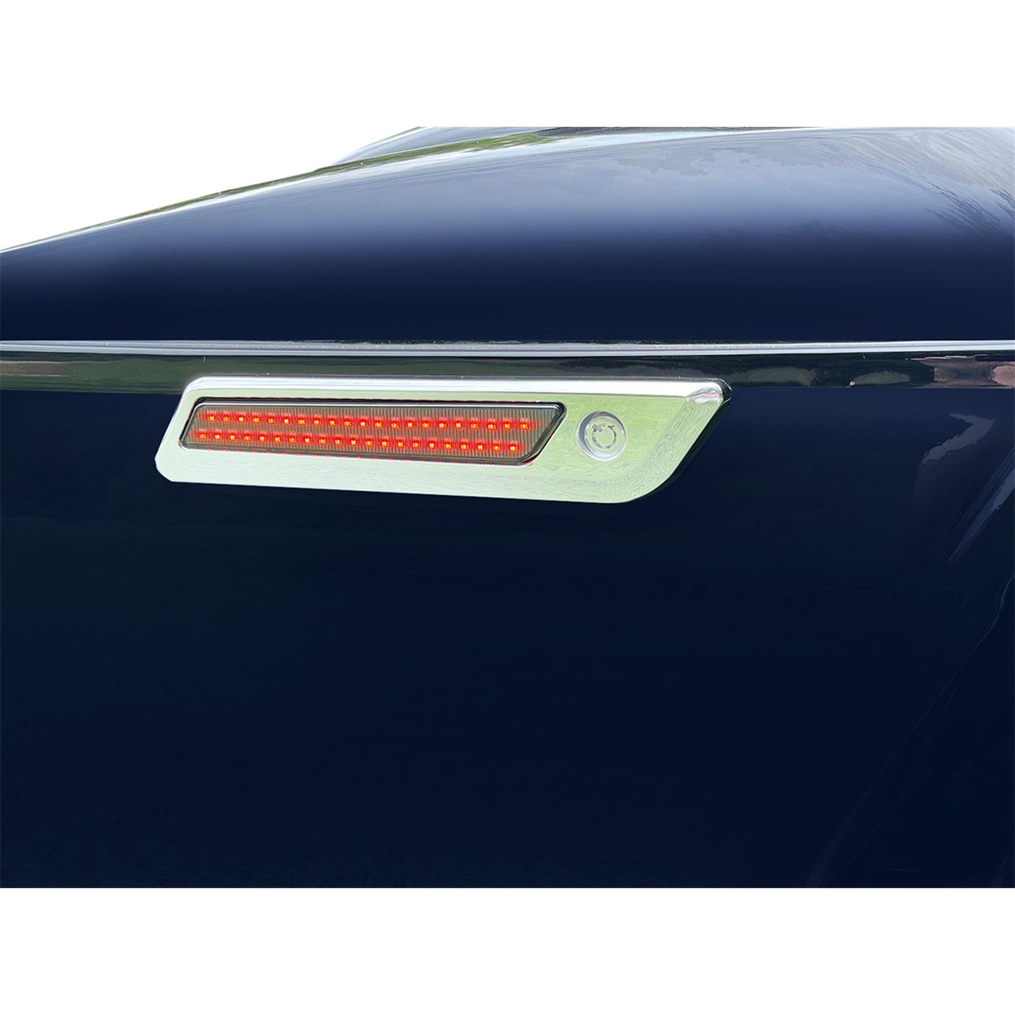 Custom Dynamics Latch Light - Saddlebag - Dual Color - Smoke - Chrome CD-SBL-DC-SC_1092974