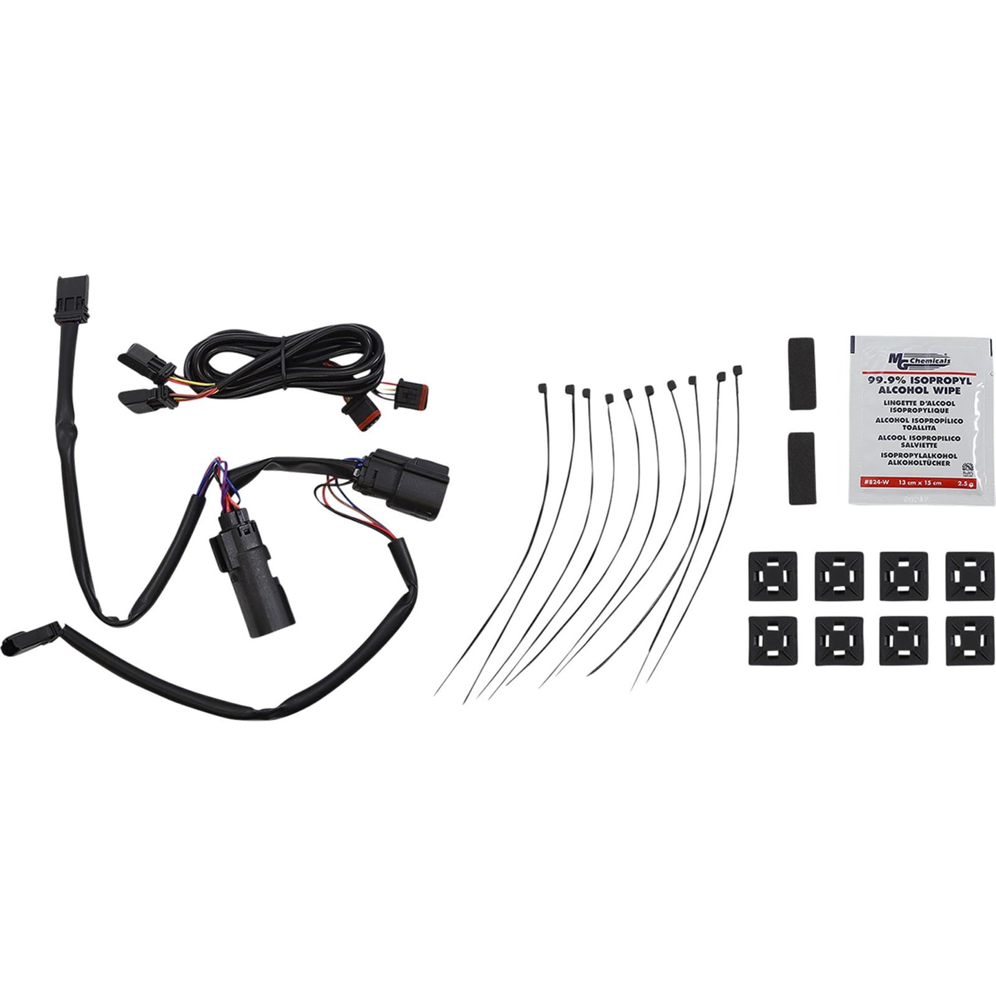 Custom Dynamics Latch Light - Saddlebag - Dual Color - Red - Chrome CD-SBL-DC4-RC_1092978