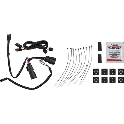 Custom Dynamics Latch Light - Saddlebag - Dual Color - Red - Chrome CD-SBL-DC4-RC_1092978