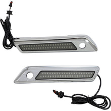 Custom Dynamics Latch Light - Saddlebag - Dual Color - Smoke - Chrome CD-SBL-DC4-SC_1092980