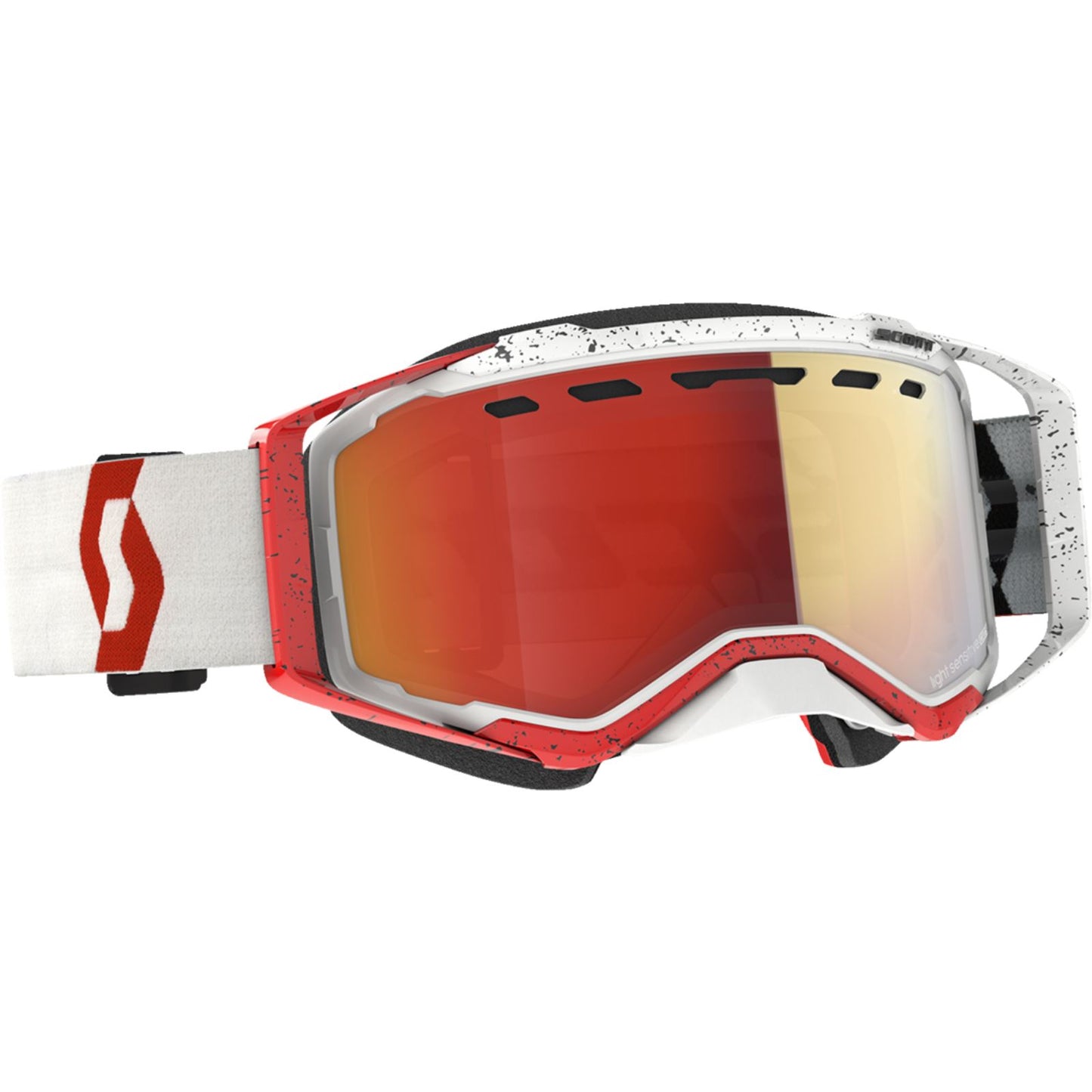 Scott Prospect Snow Goggles White/Red - Light Red Chrome Lens 278603-1030341_1161260