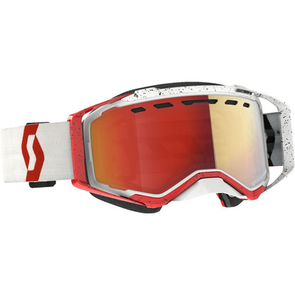 Scott Prospect Snow Goggles White/Red - Light Red Chrome Lens 278603-1030341_1161260