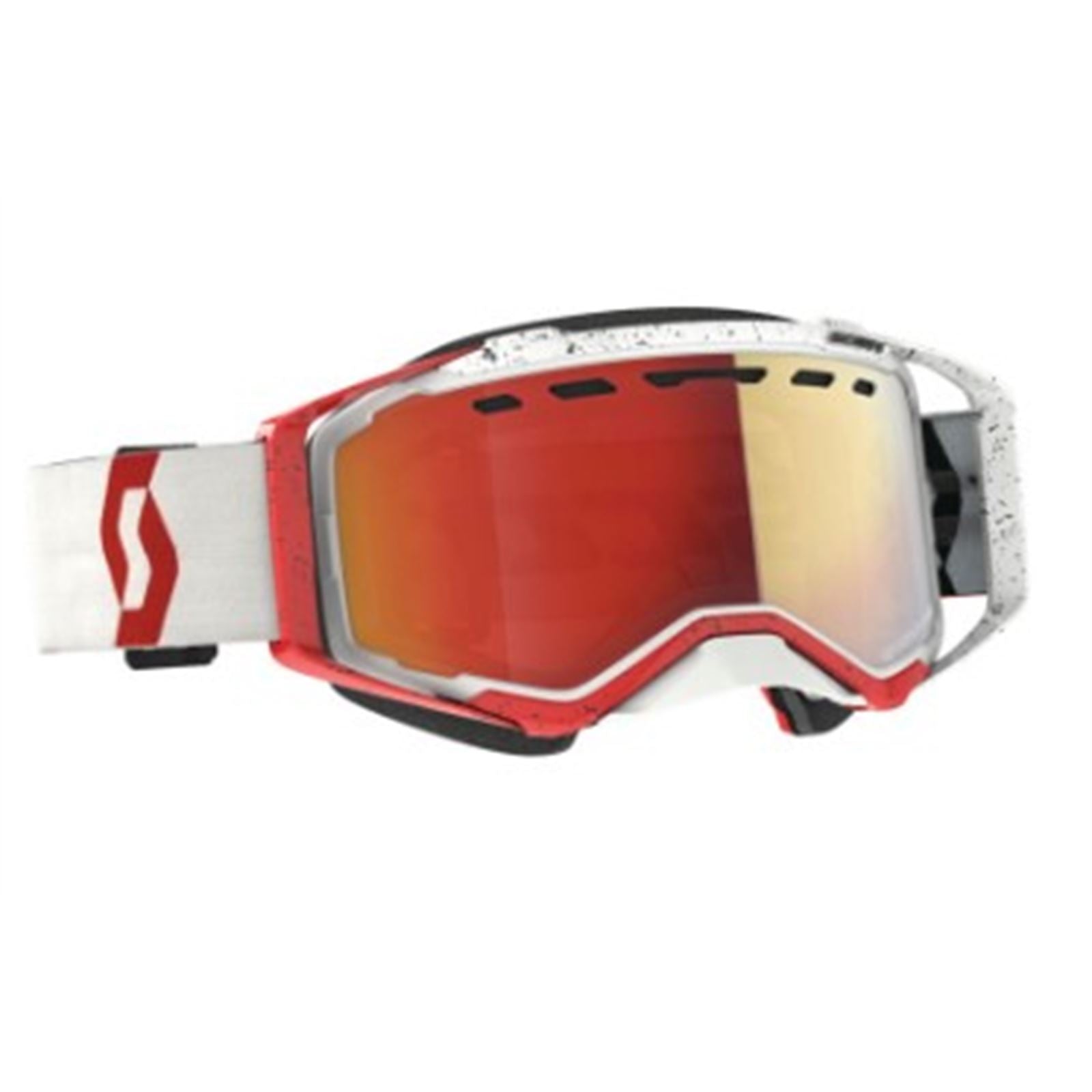 Scott Prospect Snow Goggles White/Red - Light Red Chrome Lens 278603-1030341_859120