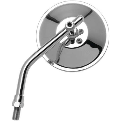 BikeMaster Round Adjustable Arm Mirror Chrome, 4" KA1B-CP_1061313