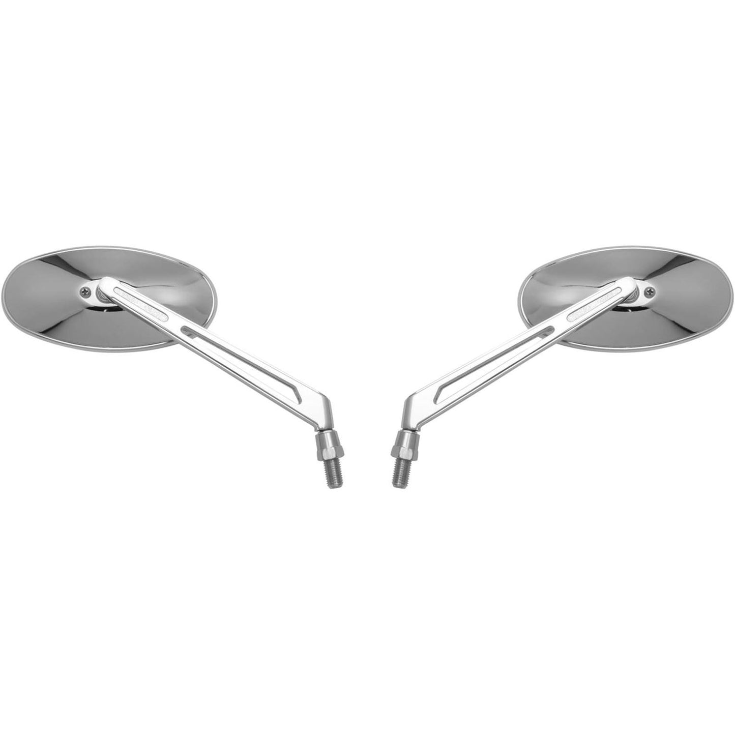 BikeMaster Mirror Oval, Machined Arm, Chrome MP617-10H_1060736