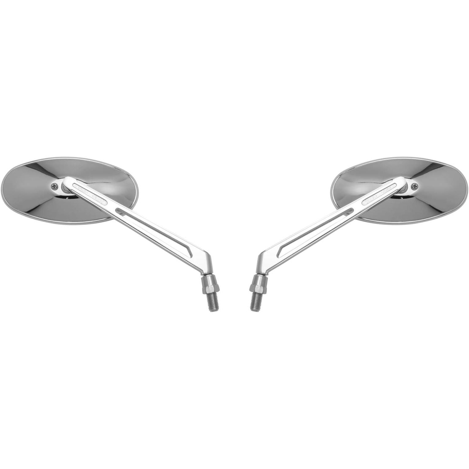 BikeMaster Mirror Oval, Machined Arm, Chrome MP617-10H_1060736
