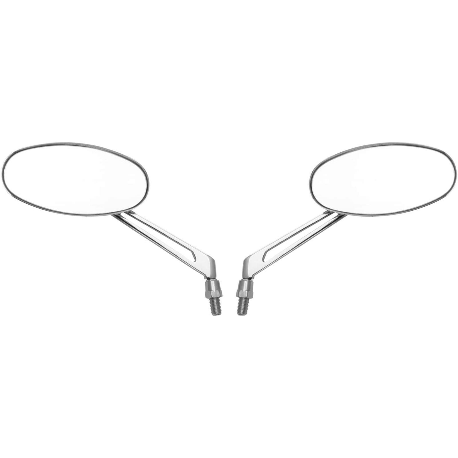 BikeMaster Mirror Oval, Machined Arm, Chrome MP617-10H_1060737